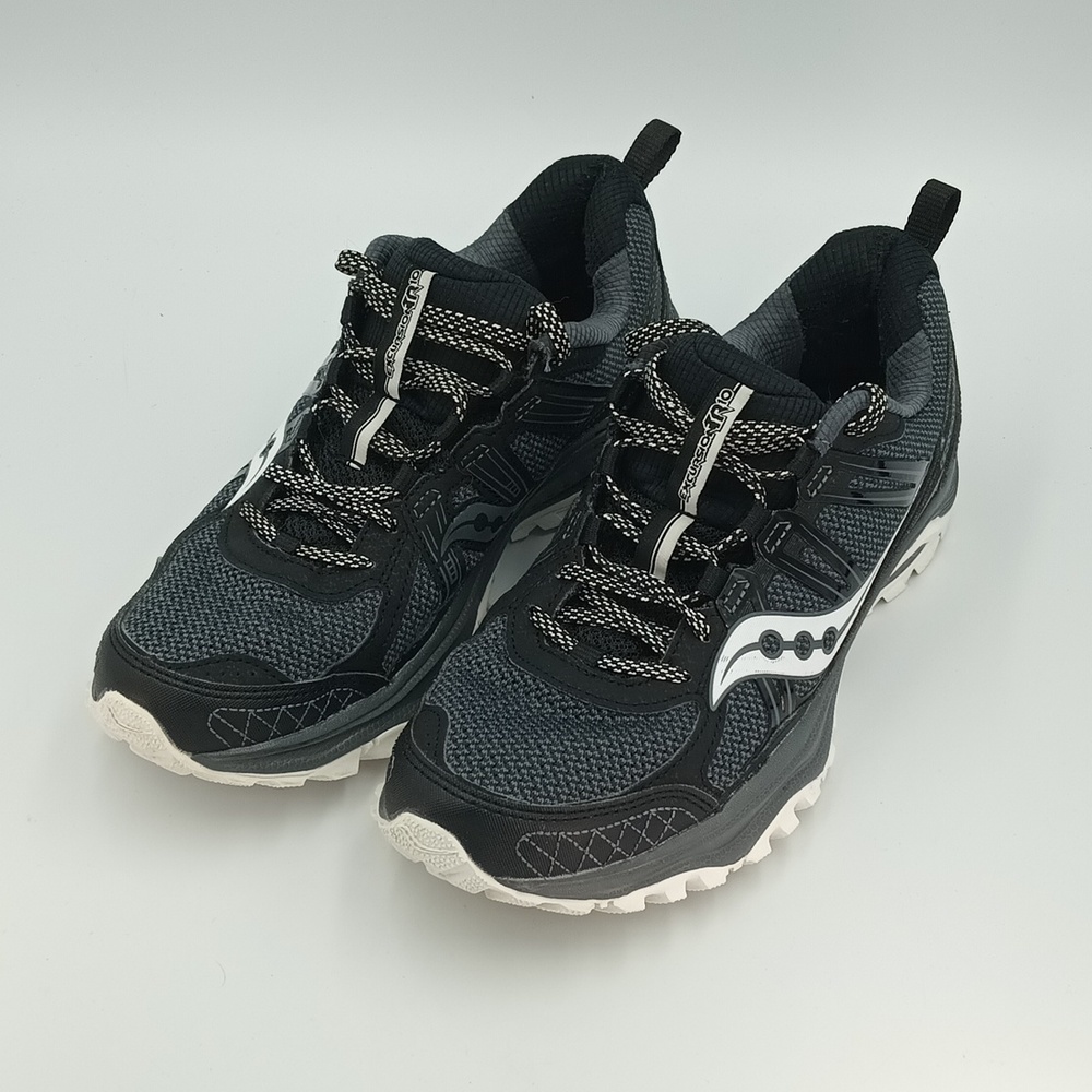 Saucony Womens 8 Grid Excursion TR10 Trail Running Sneaker Grey/Black S15301-10
